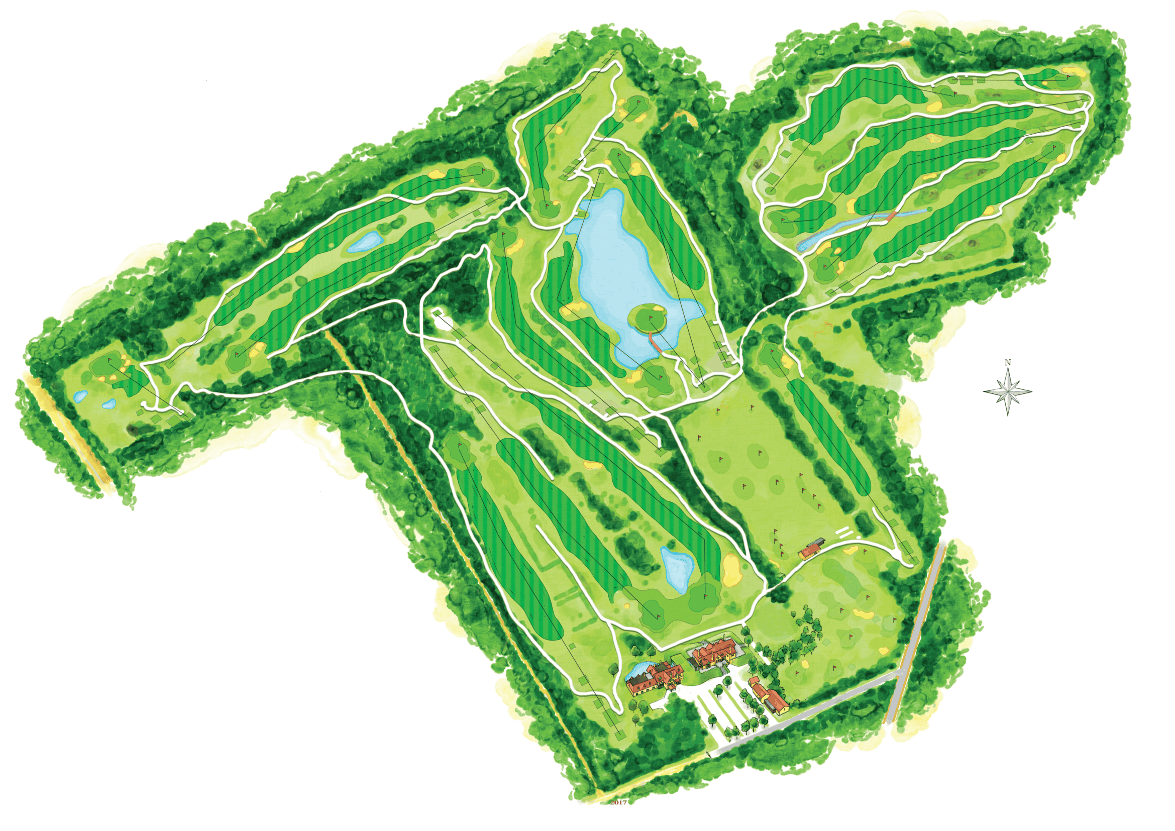 Golfbaan Kaart